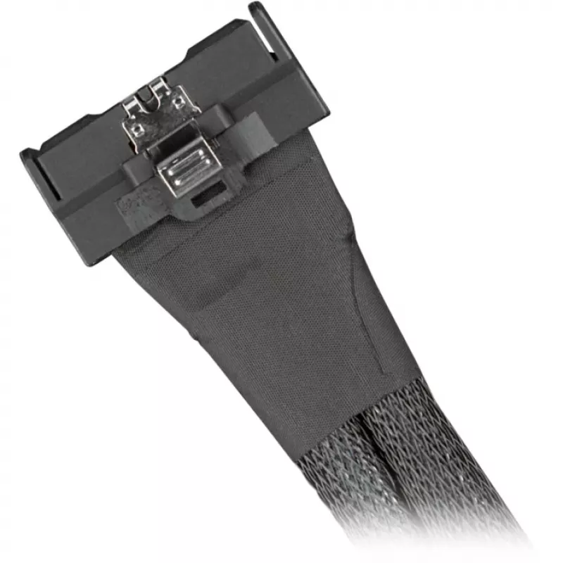 Icy Dock kabelis MCIO 8i SFF-TA-1016 uz 2xSlimSAS SFF-8654 4i kabelis 0.5m - Kabelis (MB310L-B)