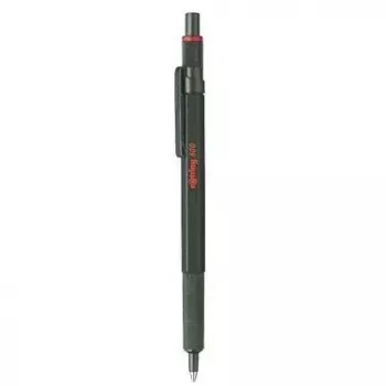 Clip-on retractable ballpoint pen Rotring 600 Zaļš
