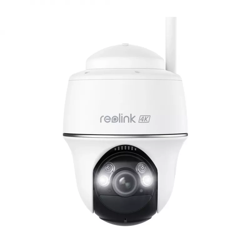 Reolink Argus Series B440 - 4K āra akumulatora kamera, panoramēšana un slīpēšana, personu/transportlīdzekļu/dzīvnieku noteikšana, krāsu nakts redzamība