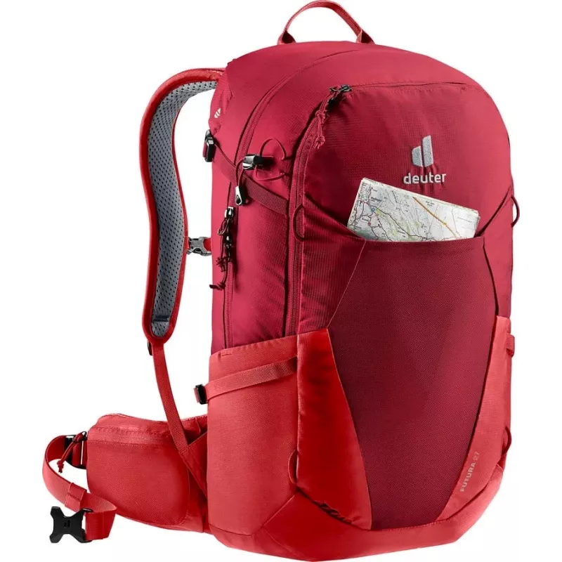 Deuter Futura 27 Sieviešu pārgājienu mugursoma Sarkana