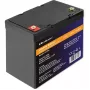 LiFePO4 akumulators QOLTEC 12.8V 50Ah (modelis 53704) rezerves barošanai un enerģijas uzglabāšanai