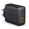 AUKEY PA-D2 mobilās ierīces lādētājs 36W Melns Iekštelpām
