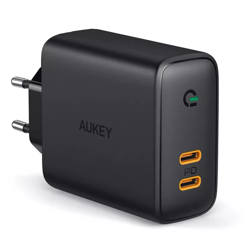 AUKEY PA-D2 mobilās ierīces lādētājs 36W Melns Iekštelpām