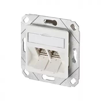 METZ CONNECT 130B12D21102-E - RJ-45 - 6a - -40 - 70 °C - Balta - akrilnitrila butadiēna stirols (ABS) - cinks - GHMT - CE