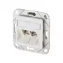 METZ CONNECT 130B12D21102-E - RJ-45 - 6a - -40 - 70 °C - Balta - akrilnitrila butadiēna stirols (ABS) - cinks - GHMT - CE