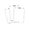 Nozīmīšu ieliktnis Durable 1456-02 60x90 mm Balts