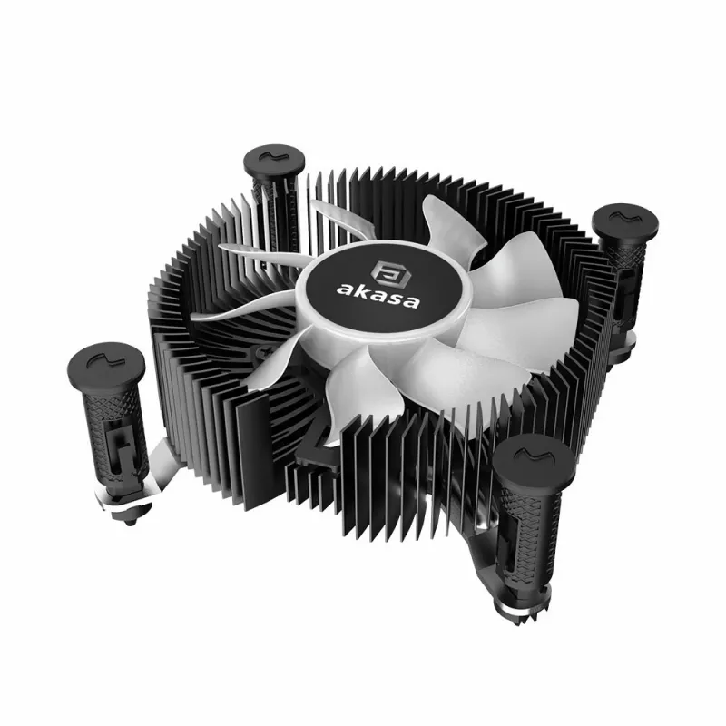 Gaisa dzesētājs Akasa AK-CC6615BP01 melns 600-3000 RPM divu lodīšu gultnis