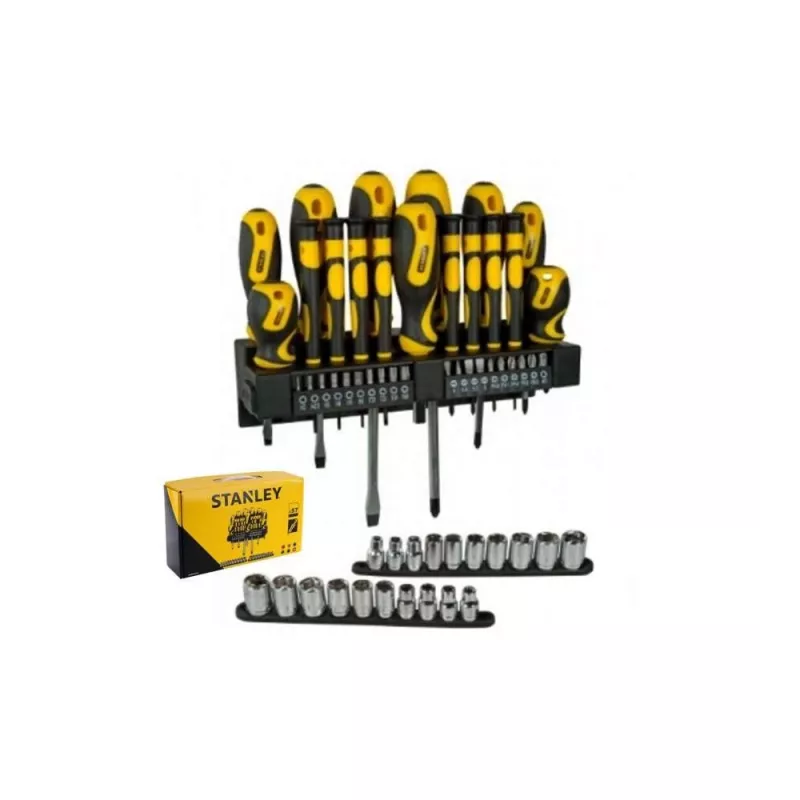 STANLEY skrūvgriežu komplekts STHT0-62143 — 57 detaļu komplekts, 3,56 kg svars