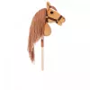 Nūja ar zirga galvu HOPPIHORSE Hobby Horse A3 Kastaņa