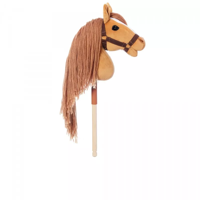 Nūja ar zirga galvu HOPPIHORSE Hobby Horse A3 Kastaņa
