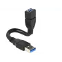 USB kabelis DeLOCK 0,15m 2xUSB3.0-A