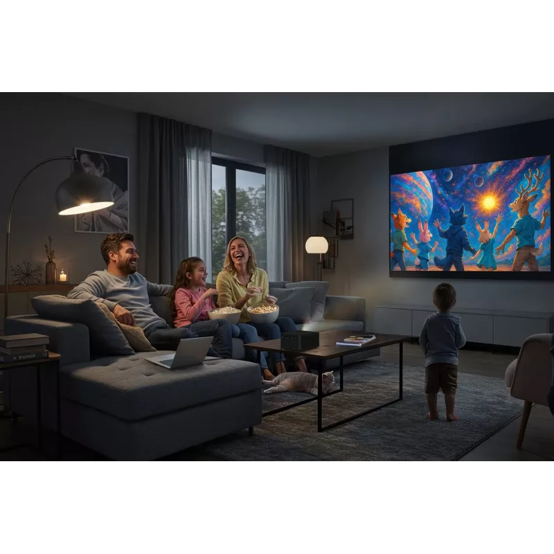 Optoma Photon Life PK32 standarta attāluma projektors 1100 ANSI lūmeni DLP UHD 4K (3840x2160) 3D Melns