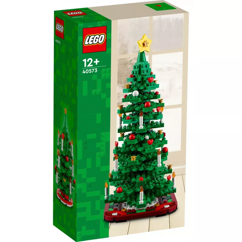 LEGO Ziemassvētku eglītes komplekts 40573 – sezonas dekoratīvais modelis, dekoratīva mini būve