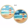 Wooden Creative Set Ravensburger CreArt – Sea scene, model 25924
