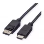 ROLINE Recycled Material video kabeļa adapteris 3 m DisplayPort HDMI Melns 11.45.5782