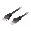 LANBERG Cat6 U/UTP tīkla kabelis PCU6-10CU-0500-BK, RJ-45 uz RJ-45, 5 m, melns