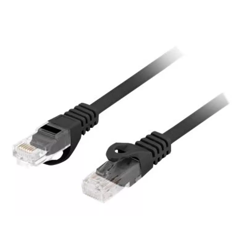 LANBERG Cat6 U/UTP tīkla kabelis PCU6-10CU-0500-BK, RJ-45 uz RJ-45, 5 m, melns