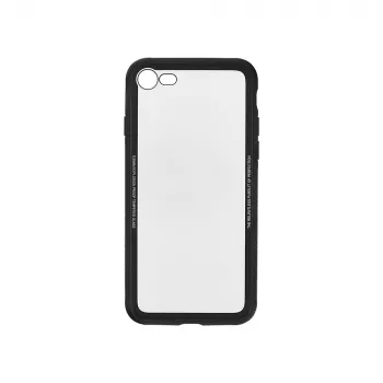 Cover Tellur iPhone 8 TLL121274 11,9 cm (4,7 collas) Melns, Caurspīdīgs