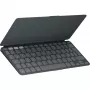 Logitech Keys-To-Go 2 tastatūra universāla Bluetooth AZERTY franču grafīts
