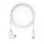 Compulocks 1,83 m USB-C uz USB-C 90 grādu 2.0 uzlādes un datu kabelis - USB kabelis - 24 kontaktu USB-C (V) taisns uz 24 kontaktu USB-C (V) pa labi leņķī - Balts - Compulock