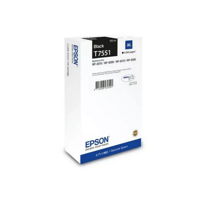 Epson C13T75514N tintes kasetne 1 gab. Oriģināla Augstas (XL) ietilpības Melna