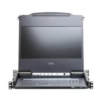 Aten CL6700MW Konsoles plaukts 43,9 cm (17.3) 1920 x 1080 pikseļi Metāls Melns 1U (CL6700MW F)