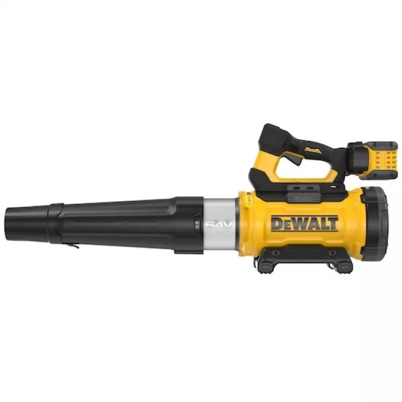 Rokas lapu pūtējs DeWalt DCMBL777X1-QW — bezsuku motors, 21,5 m³/min, 258 km/h, 9 Ah baterija, 3 ātruma iestatījumi, 3,2 kg