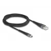 DeLOCK USB kabelis USB 2.0 2 m USB A USB C Melns 81122
