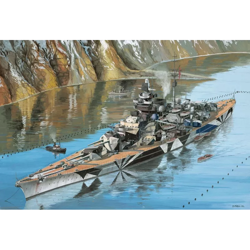 Plastmasas kuģa modelis REVELL Tirpitz 1:350 mērogā