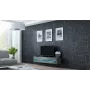 Cama TV statīvs VIGO jauna 30/140/40 pelēks/pelēks glancēts