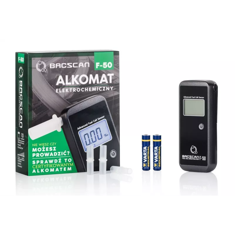 BACscan F-50 alkohola testeris 0 - 4% Melns