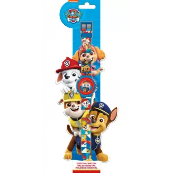 Kids Euroswan rokas pulkstenis Paw Patrol modelis PW19943 — bērnu analogais/digitālais pulkstenis