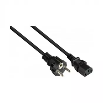 Good Connections iezemēts kontaktdakša uz C13 melns 3m