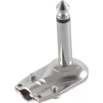 Mono 6,3 mm leņķa savienotājs ShiverPeaks 50610-WM Metal, 6,35 mm mono spraudnis, ar leņķi