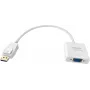 Video kabeļa pārveidotājs Vision TC-DPVGA 0,22 m VGA DisplayPort balts