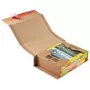 ColomPac CP020.12.020 - Elastīgs aptinamais iepakojums - grāmatu iepakojums no gofrētā kartona - 325 x 250 x 80 mm - brūns - 1 iepakojums = 20 gab. (CP020.12.020)