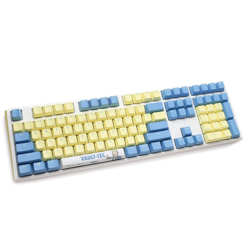Ducky x Fallout Vault-Tec Limited Edition One 3 spēļu tastatūra + peļu paliktnis - MX-Silent-Red (US)