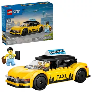 LEGO CITY 60487 Dzeltenais taksometrs