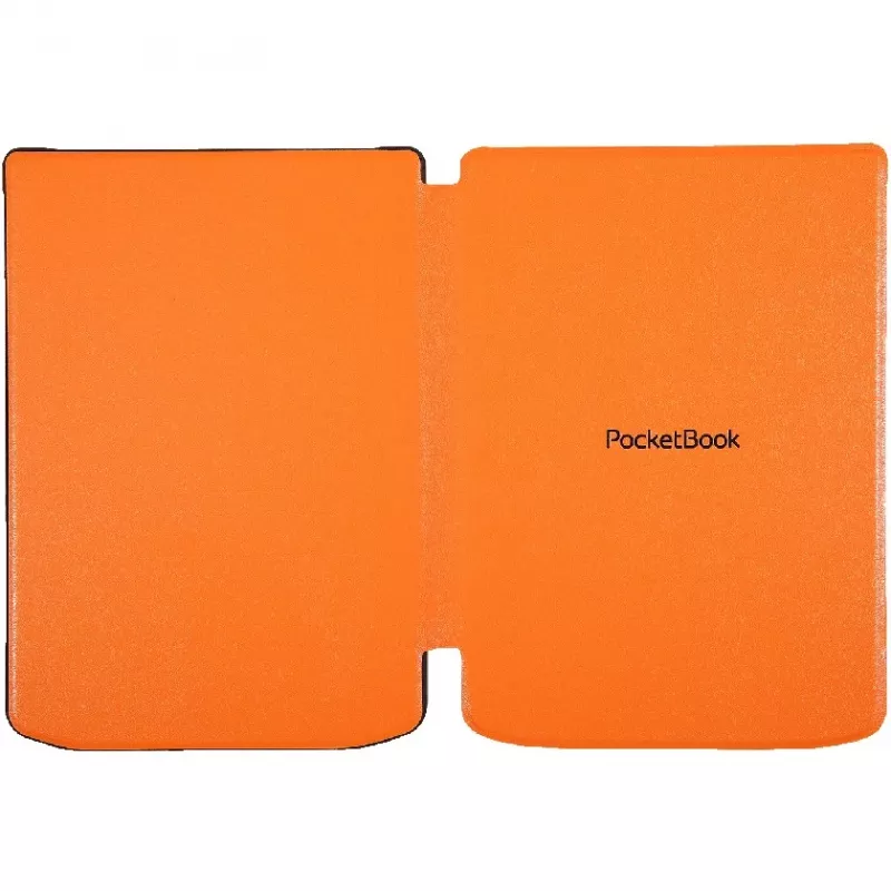 Folio case for 6 inch e‑book reader PocketBook Shell — oranža, 112×160×12.5 mm, 0.0765 kg