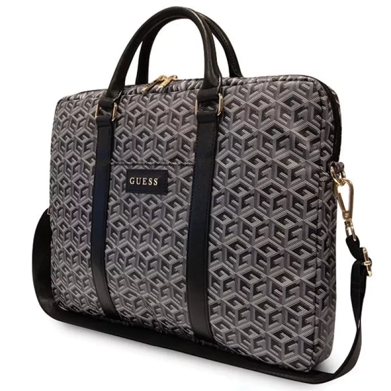 Guess GCube Stripes Bag 16 inch klēpjdatoram Melns - GUCB15HGCFSEK