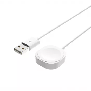 Uzlādes kabelis FIXED FIXDW-AW Apple Watch pulkstenim, USB-A uz magnētisko lādētāju, 1 m