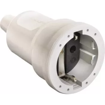 AS SCHWABE PVC savienotājs 16A, 250V uzticama versija balta (62224)