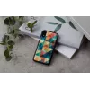 Viedtālruņa maciņš iKins iPhone XR — Mosaic Melns aizsargapvalks