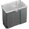 Storage box Bosch SystemBox rectangular polypropylene 176×105×133 mm Melns/pelēka