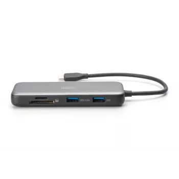 USB-C dokstacija Digitus DA-70915 8 portu 100W Power Delivery
