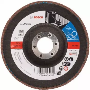 Tīrīšanas disks Bosch 2 608 607 320 Plakans centrs metālam