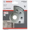 Dimanta slīpripa Bosch 2608601573, diametrs 125 mm, urbums 22,23 mm betonam
