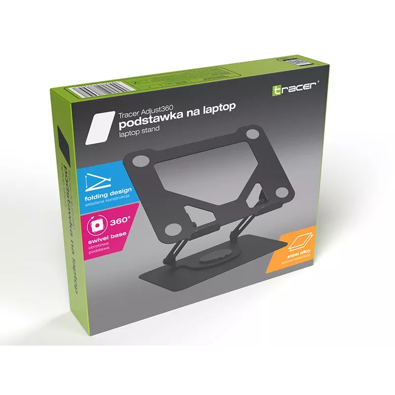 Tracer 47661 Adjust360 klēpjdatora statīvs