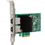 Intel X550T2 - RJ-45 6. kategorija līdz 55 m, 6A kategorija līdz 100 m - PCIe v3.0 (8,0 GT/s) (X550T2G1P5)