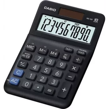 Pamata kalkulators Casio MS-10F galda 10 cipari melns
